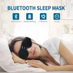 3D Eye Mask Bluetooth 5.0 Unlimited Music Stereo Sleep Soundly Relax Comfortably Enjoy Wireless Audio Perfect for Travel — photo 5