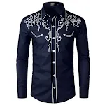 Fashion Embroidered Western Denim Shirt — photo 5