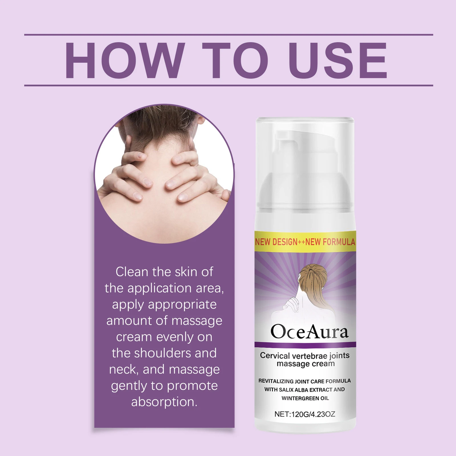Title 12, Crema para hombros y cuello Cuidado suave Alivi...