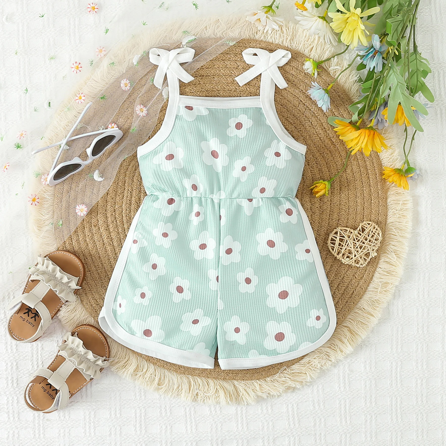 Summer New Girls 'Jumpsuit impresso Sling — foto 8
