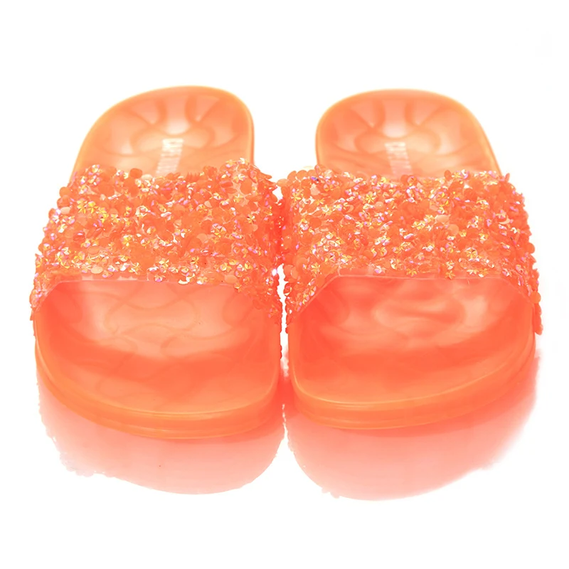 Title 3, Crystal plastic slippers for women, perfect for...