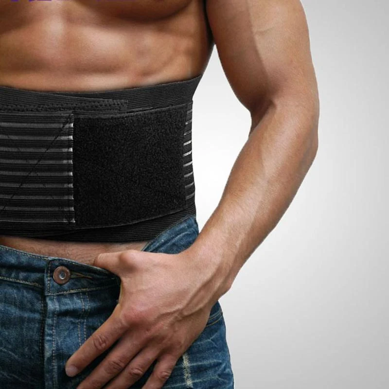 Title 3, Cinturón de soporte lumbar duradero y ajustable...