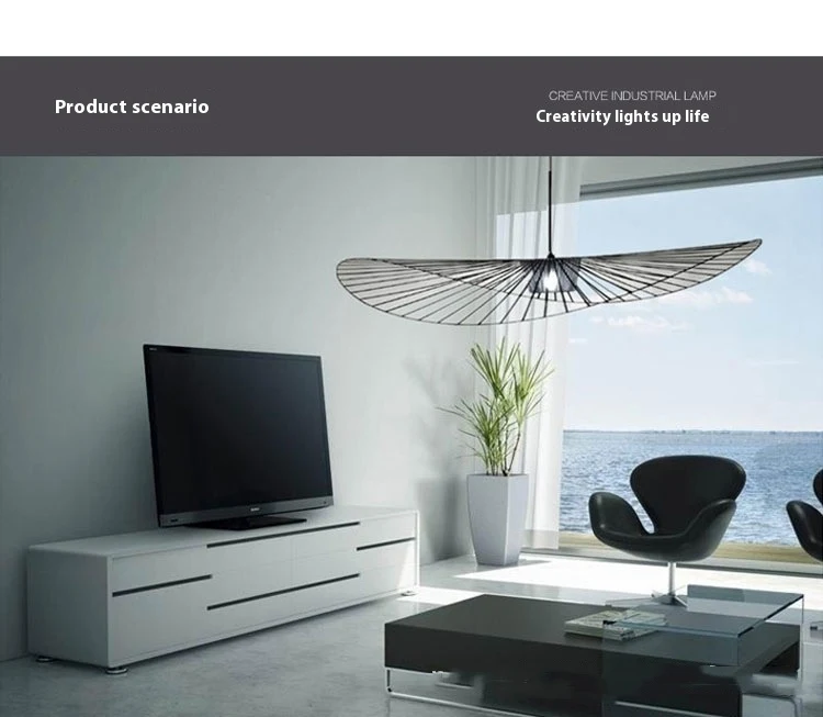 Title 1, Creative Decorative Dip LED Chandelier for Rest...