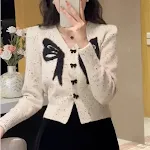 Butterfly Knitted Beige