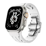 White Silver Buckle