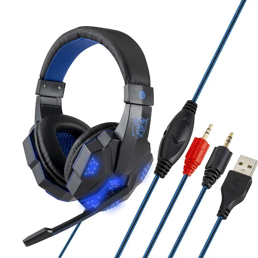 Title 12, 830MV Luminous Wired Computer Headset Experienc...