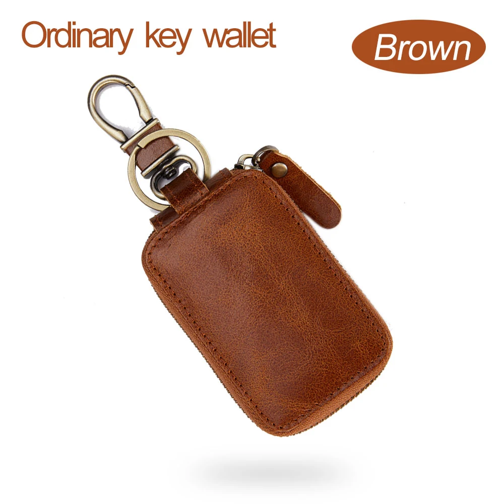 Title 6, Mens Top Cowhide Car Key Bag Vintage Leather P...