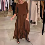 Conjunto de 2 peças transfronteiriças de roupas femininas de primavera e verão da Amazon — foto 6
