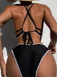 Women's Fashion Split Bikini Swimsuit Two Piece Beachwear Quick Drying Comfortable Fit Elegant Design Perfect for Summer — photo 4
