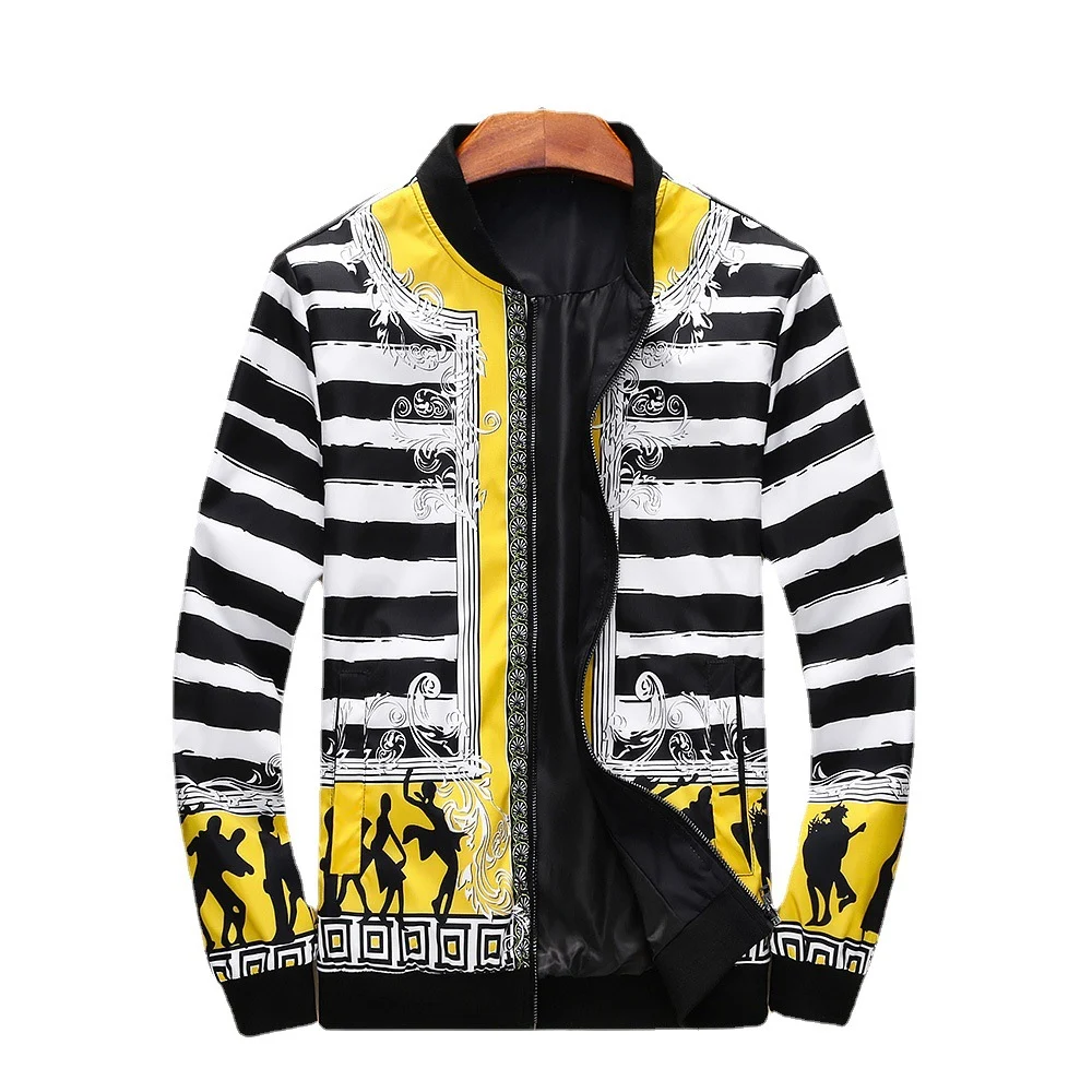 Title 11, Mens Stand Collar Cardigan Jacket Fashion. Sty...
