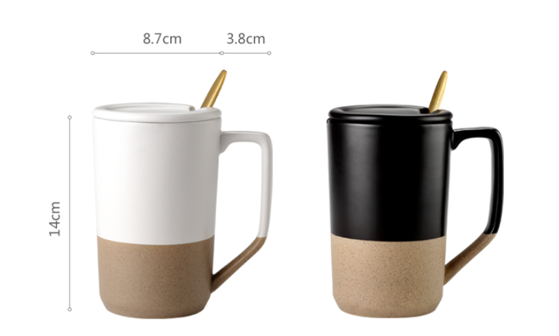 Title 5, Large Capacity Japanese Retro Ceramic Mug With ...