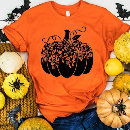 Title 2, Halloween Thanksgiving Womens Summer Graphics ...