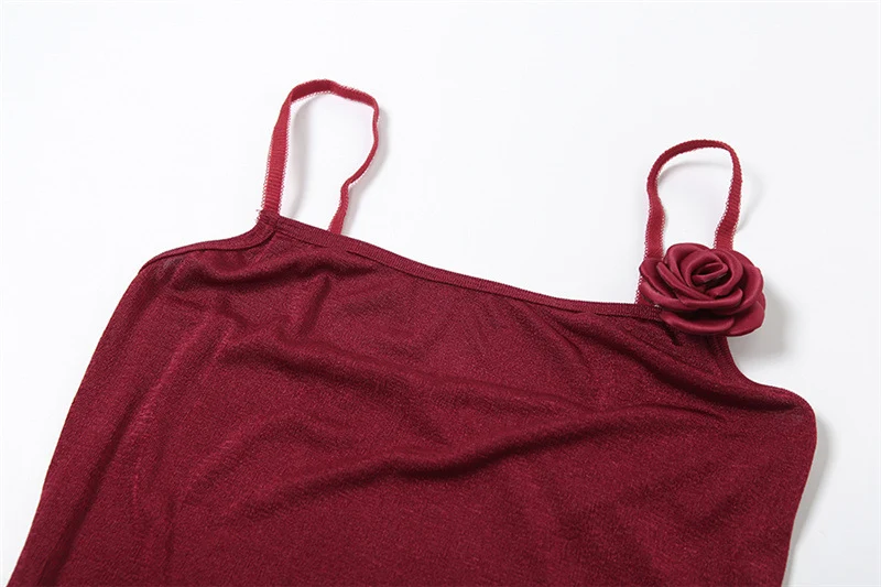 Title 5, Fashion Sleeveless Off-neck Low-cut Slim Fit Dr...
