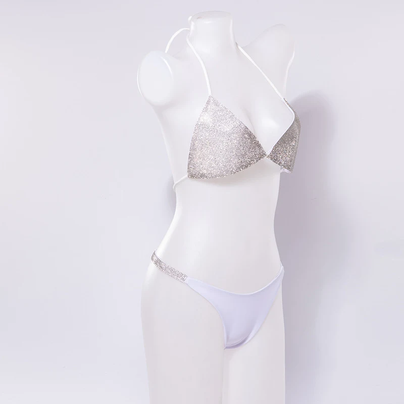 Title 13, Ladies seaside holiday split swimsuit bra set. ...