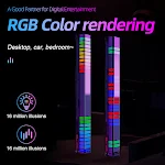 LED Voice Atmosphere Light Rechargeable Battery USB Powered Pickup Rhythm Lamp APP Controlled Dimmable RGB Flow Light. C — photo 4
