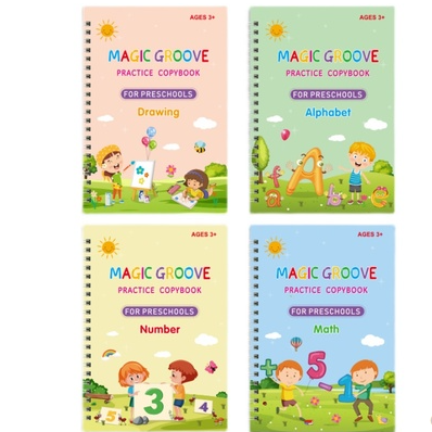 Title 3, English Childrens Groove Magic Practice Font C...