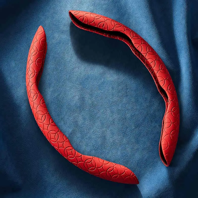 Car Suede Steering Wheel Cover Summer Sweat-absorbing Non-slip Ultra-thin, providing enhanced grip, comfort, and a secur — photo 23