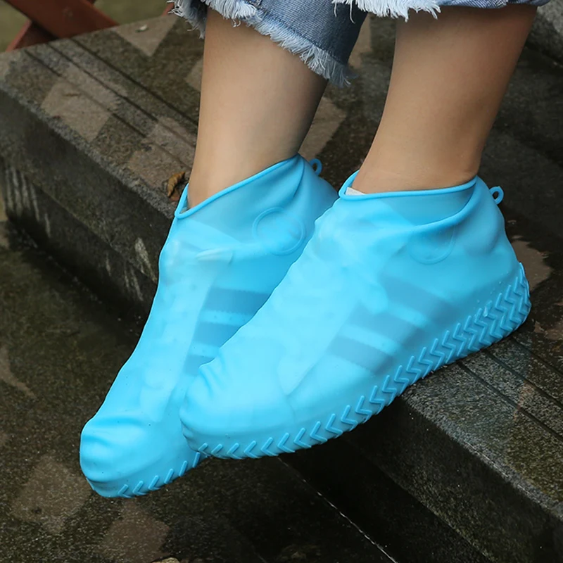 Copriscarpe antiscivolo in silicone, resistenti all'usura e impermeabili. Protezione perfetta da pioggia e durata nel tempo. — foto 17
