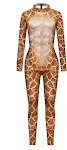 Men's Skull Print Close-fitting Union Suit Party Clothing Comfortable and stylish one-piece outfit for parties and speci — photo 4