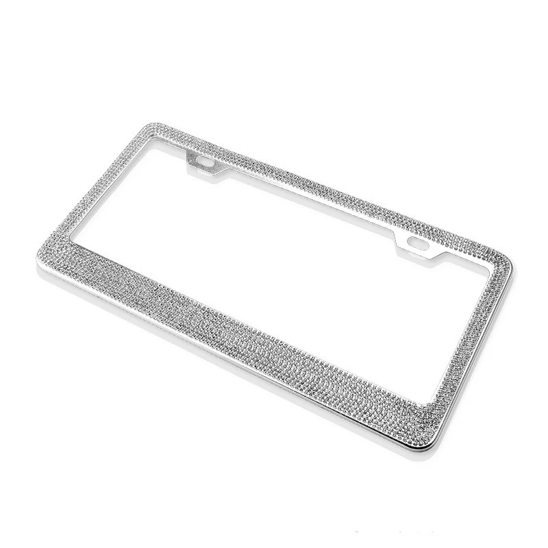 Title 2, Diamond Car License Plate Frame. Add sparkle an...