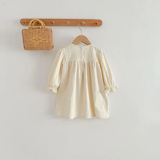Title 7, Baby Spitze Stehkragen Jumpsuit Kleid Mädchen S...