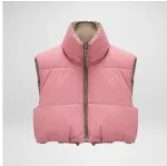 Cotton Vest With Zipper And Stand-up Collar Vest — photo 13