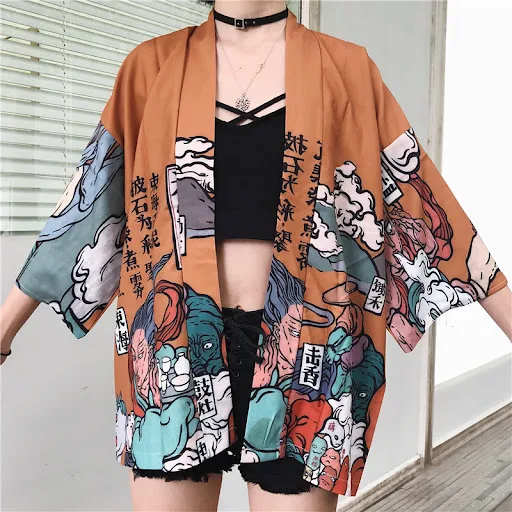 Title 13, Thin Lace-Up Japanese Cardigan Improved Jacket ...