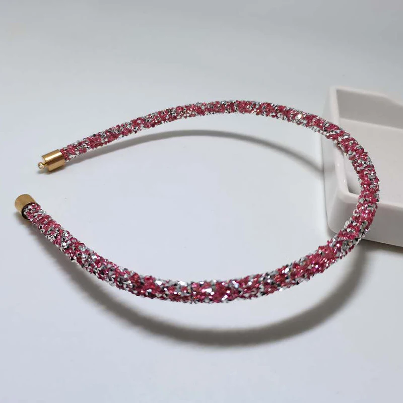 Title 5, Tiara de cabelo super flash com strass, tempera...