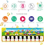 Tapete de engatinhar com percepção de educação infantil para bebês brinquedo promove o desenvolvimento motor e sensorial. Estimula a exploração e aprendizado — foto 5