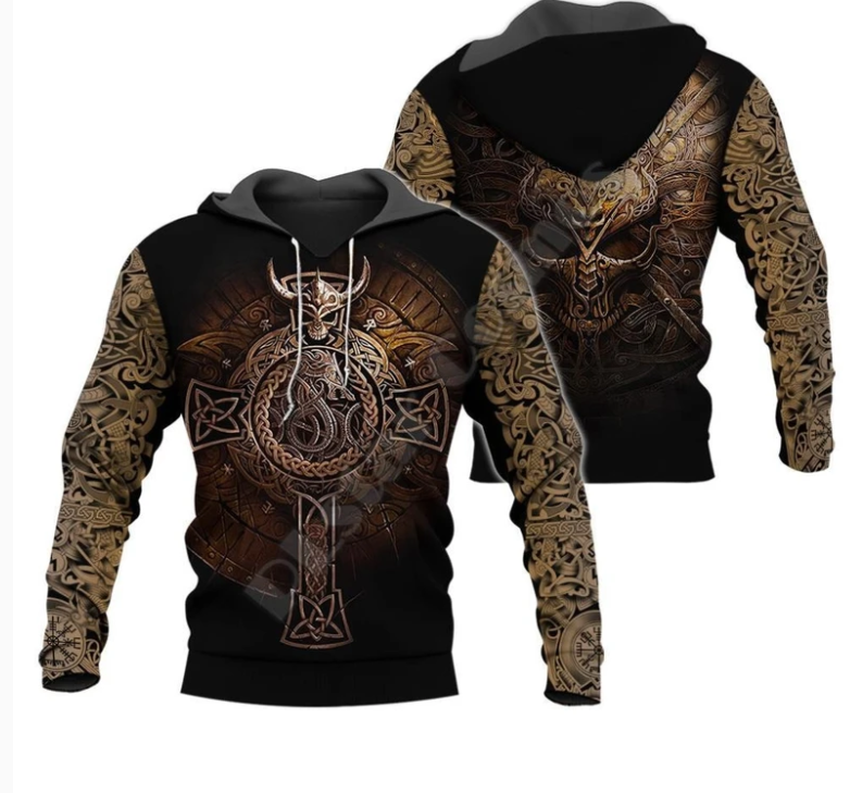 VIKING - Comfortabele capuchon met stijlvol patroon — photo 4