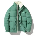Men's Winter Stand-up Collar Down Jacket Hong Kong Style Leisure Warm. Stay comfortable and warm during the winter with — photo 3