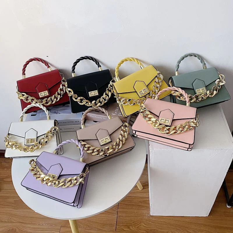 Fall Winter Fashion Crossbody Bag for Women, Twisted Chain, Simple Texture Handbag, Shoulder Messenger Bag, Stylish and — photo 10