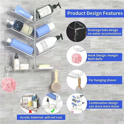 Title 10, Bathroom Perfume Storage Rack, organize cosmeti...