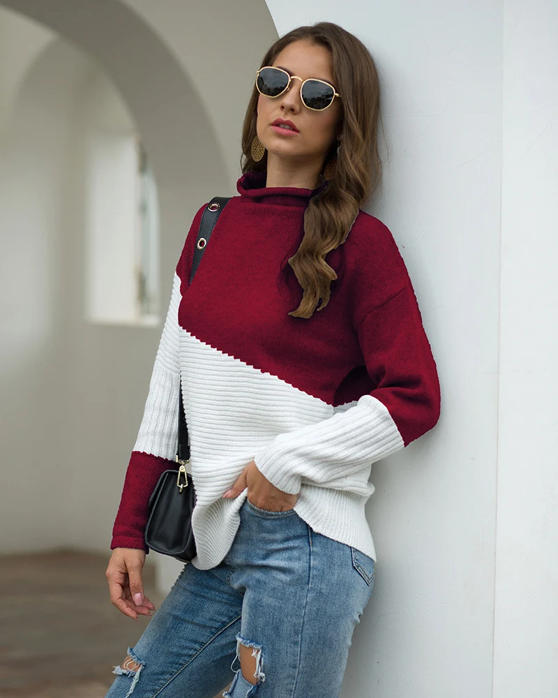 Title 12, Pullover mit unregelmäßigen Ärmeln, gewelltem, ...