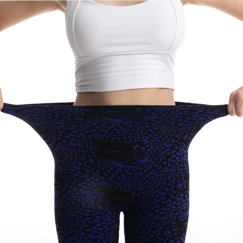 Title 25, Pantaloni donna in maglia jacquard plus size, s...