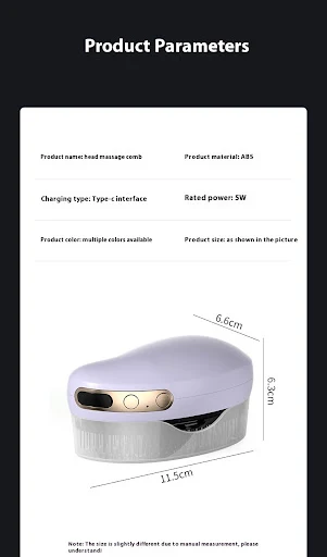 Title 15, Head Massager Essential Oil Atomization Electri...