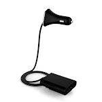 Caricatore per auto USB 4 porte 6.8A per accendisigari con due caricabatterie per auto, ricarica multipla veloce e sicura. — foto 3