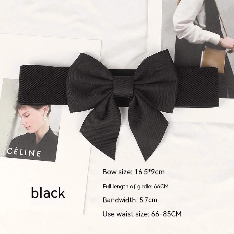 Title 12, Vestido feminino com laço elástico e cinto largo