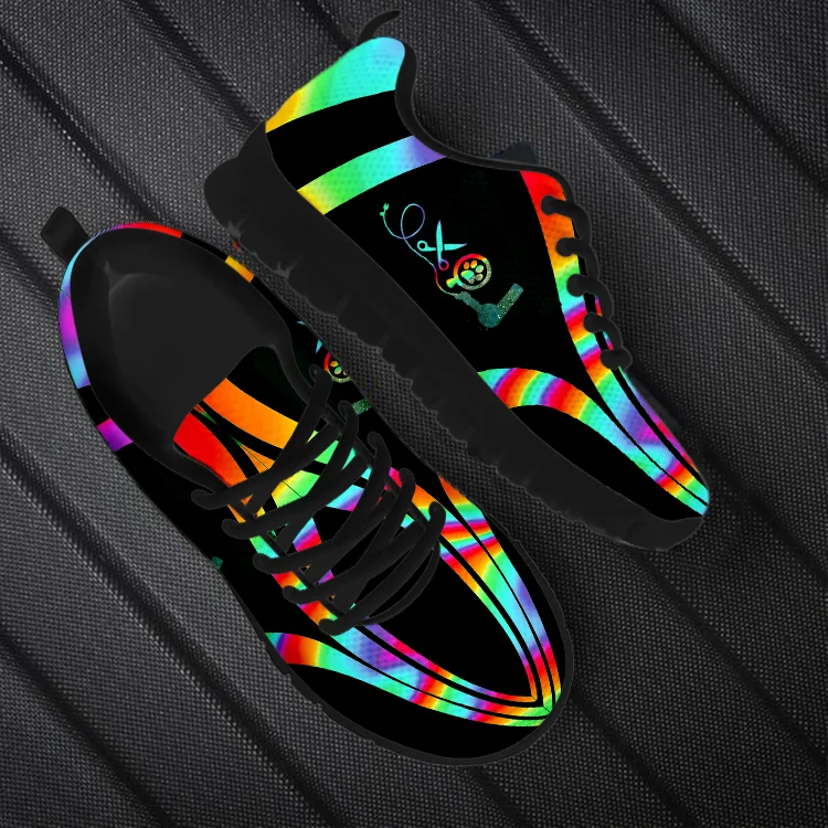 Title 8, Womens Breathable Lace-Up Flat Walking Shoes F...