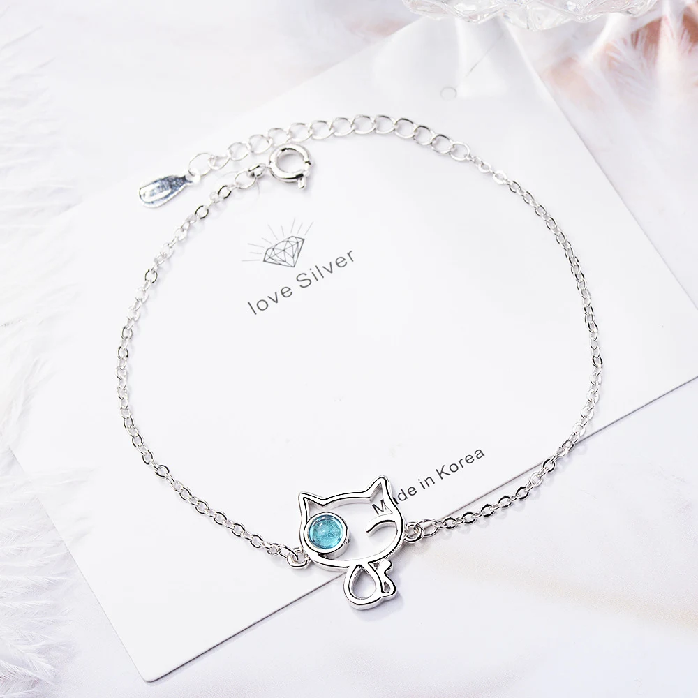 Title 2, Pulseira de joia azul Sen Series de cristal art...