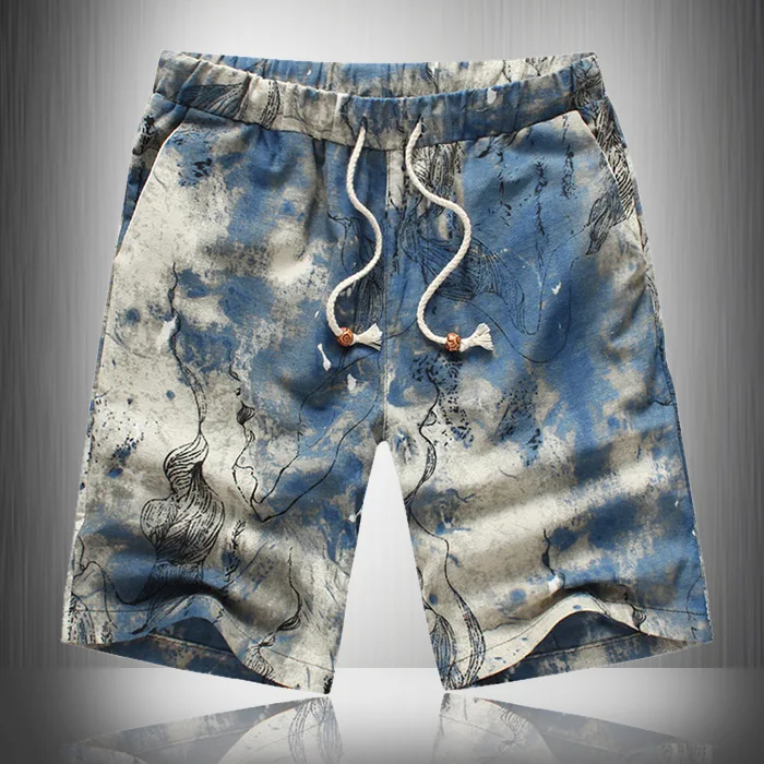Men's linen shorts Breathable and lightweight summer wear Comfortable and stylish Perfect for warm weather Relaxed fit f — photo 12