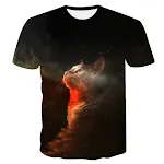 Maine Coon T-shirt Wit Voor Dames of Heren Comfortabel Katoen Ideaal Cadeau Stijlvol Draagbaar Unisex Alle Maten — foto 2