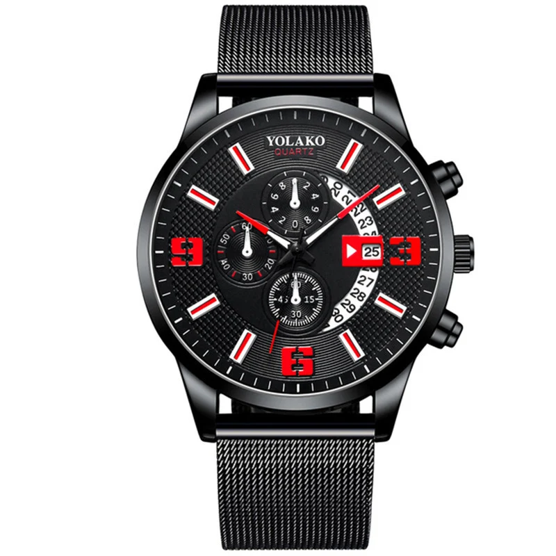Relógio Digital Masculino Fashion com Três Visores e Calendário, Design Moderno e Funcional, Ideal para o Dia a Dia — foto 6