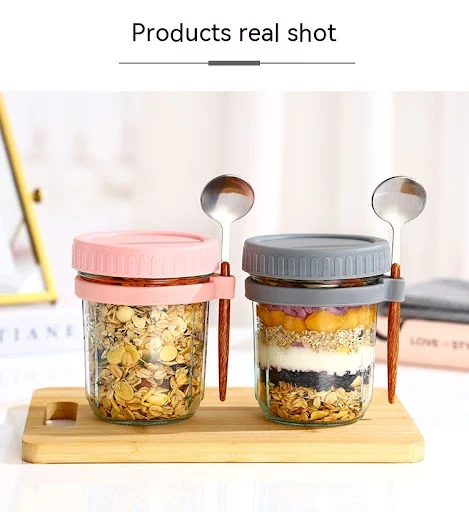 Title 14, Portable Mason Sealed Glass Cup with Lid. Enjoy...