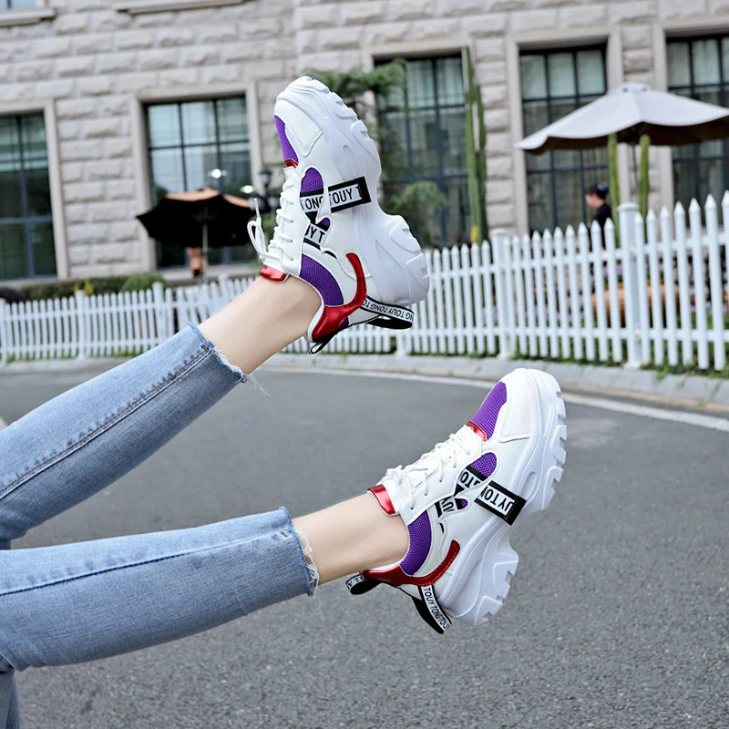 Title 5, Veelzijdige platform schoenen voor dames. Combi...