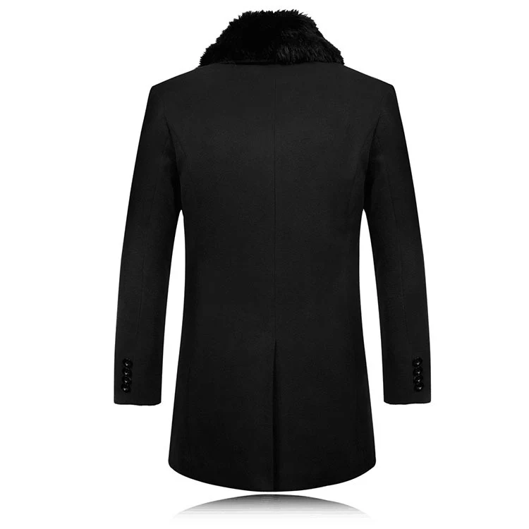 Title 6, Mens Wool Solid Color Plus Velvet Lined Large ...