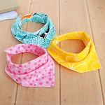 Babador de algodão macio para bebês, absorvente e lavável. Protege a roupa, ideal para dentição e babas, perfeito para recém-nascidos e crianças. — foto 2