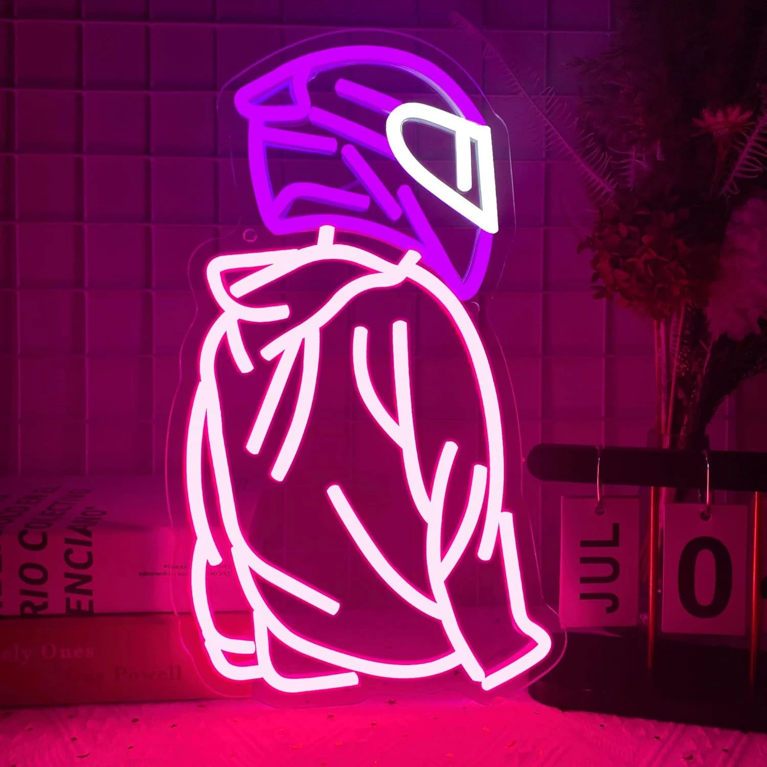 Motorcycle Rider Modeling Atmosphere Decorative Lights Illuminate your space with style! Create a captivating atmosphere — photo 1
