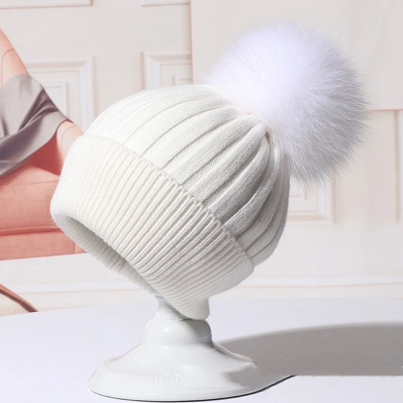 Gorro de lã feminino outono inverno Estilo coreano Design elegante e quentinho Ideal para te manter aquecida e charmosa durante o frio Conforto e moda — foto 2