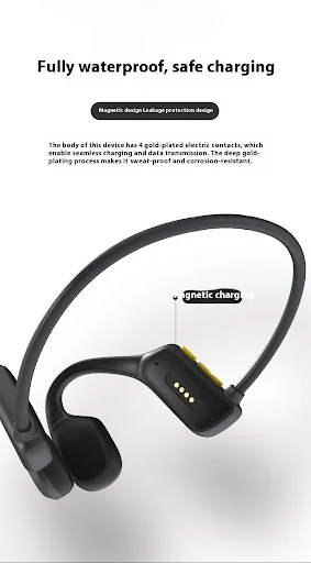 Title 4, Bone Conduction Swimming Bluetooth Headset with...